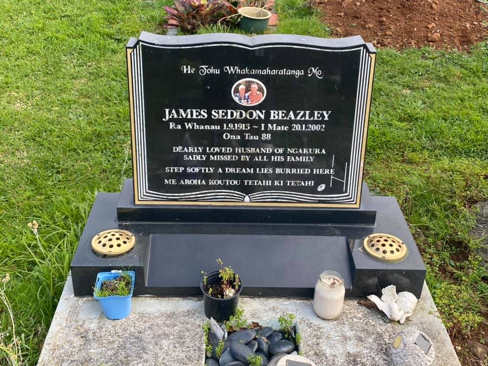 Beazley, James Seddon (Headstone)