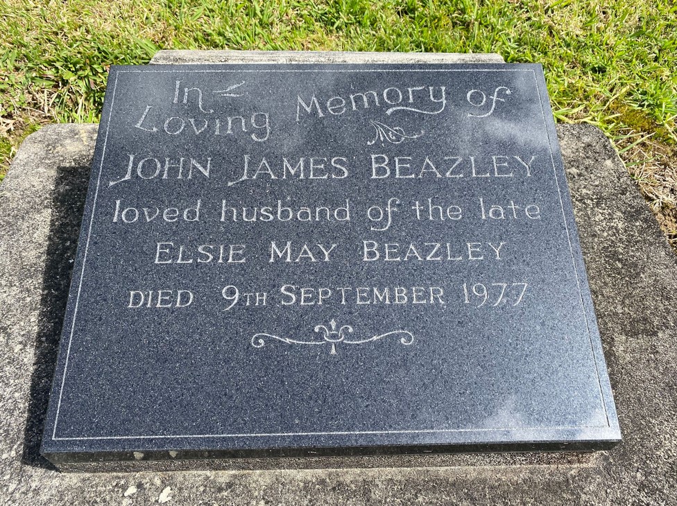 Beazley, John James (Headstone)
