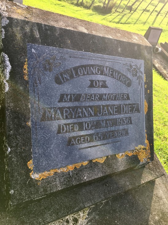 Beazley, Mary Ann Jane (Headstone)