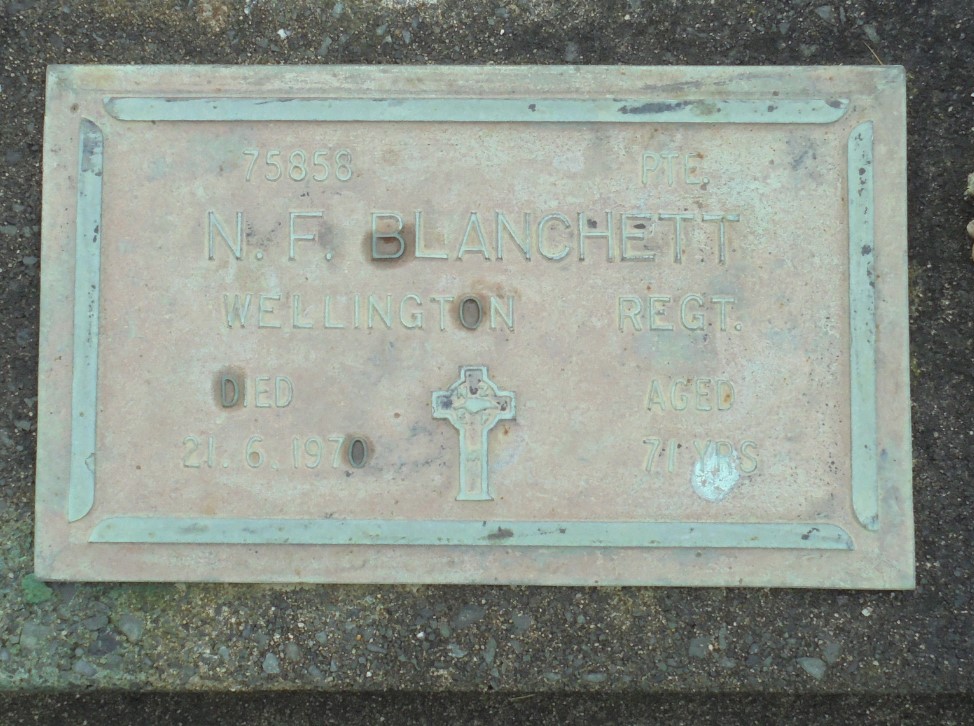 Blanchett, Norman Frank (Headstone)