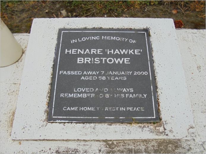 Bristowe, Henare (Hawke) (Headstone)