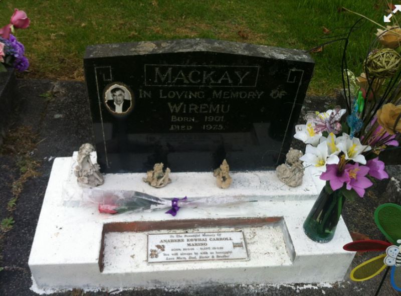 Mackay, Wiremu (Headstone)