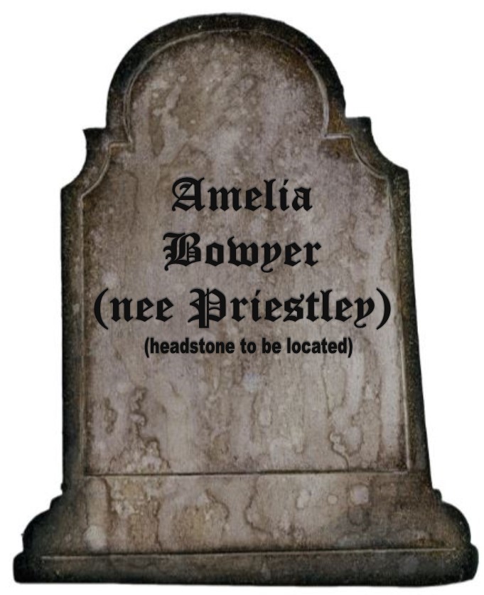 Priestley, Amelia (Headstone)