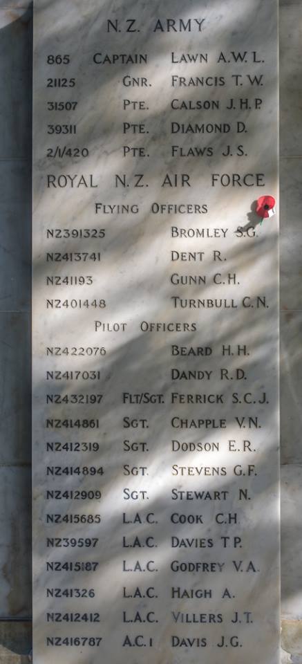 Stewart, Nepia (Memorial)