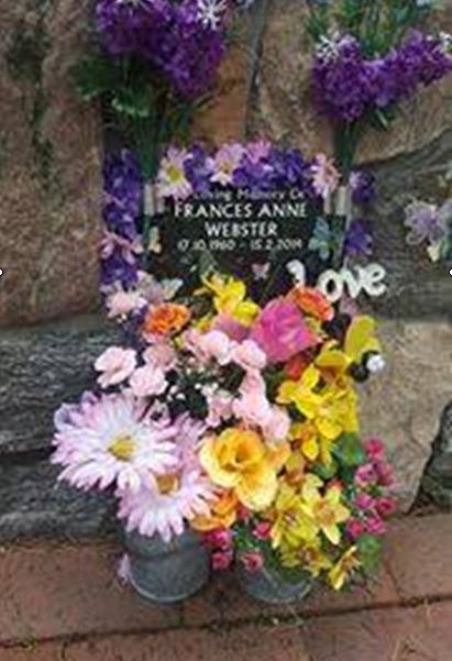 Webster, Frances Anne (Headstone)